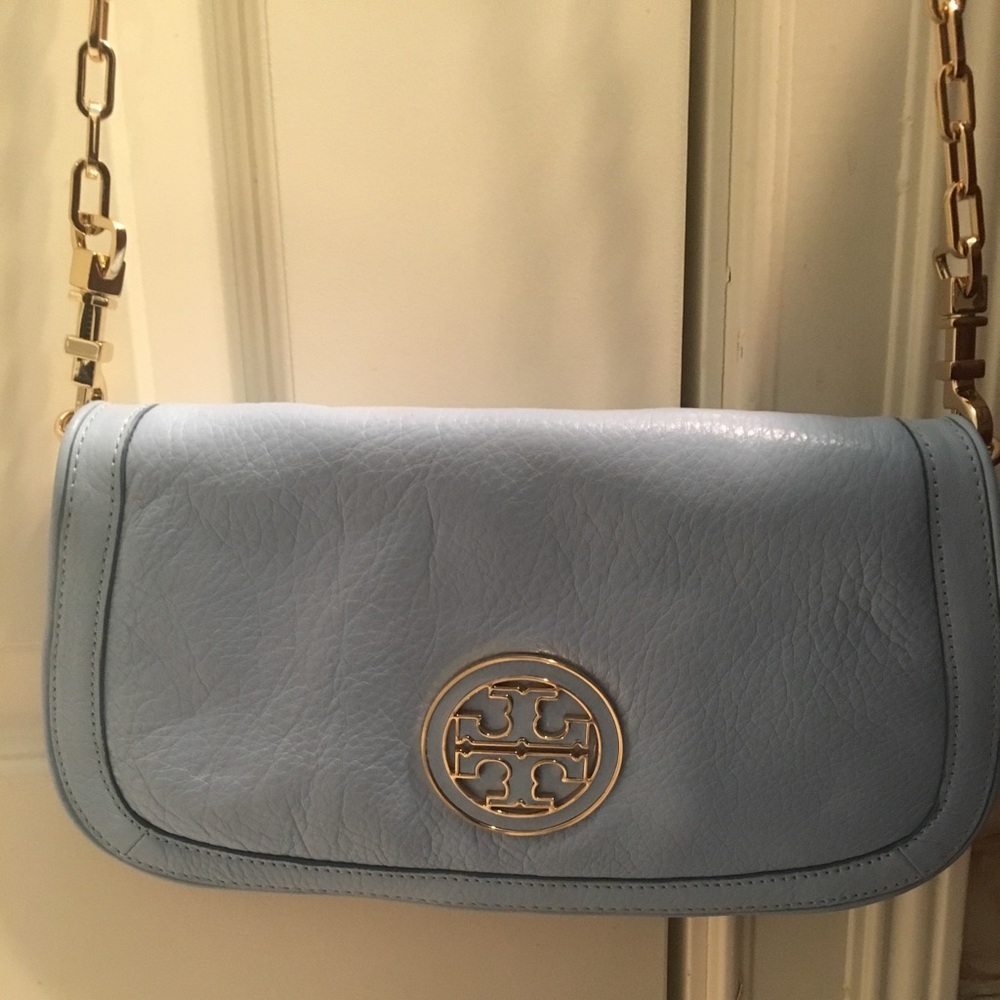 Tory Burch Light Blue Purse/Clutch